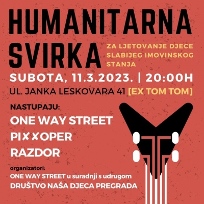 Plakat za humanitarnu svirku