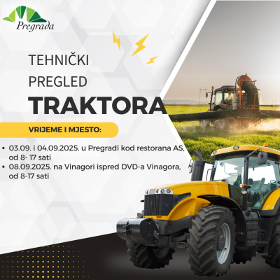 tehnički pregled traktora